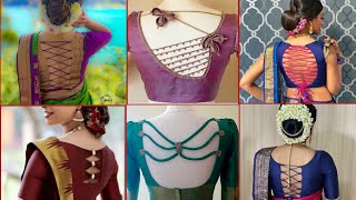 New Model Designer Blouse Back Neck Designs / ब्लाउज के डिजाइनर गले के डिजाइंस।