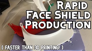 Making Face Shield Frames In Under 10 Minutes (UPDATE! SEE DESCRIPTION)