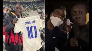 Khaby Lame, shirt as a gift from Mbappé and jokes with Pogba everyone is crazy for the star ofTikTok