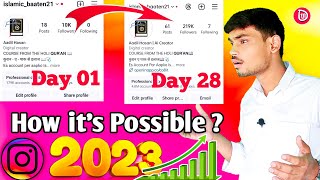 Instagram Growth Secrets 2023 | How To Grow Instagtam Account Using Ai Content | Free Course Hindi