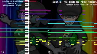 【MIDI DL】Battle! VS Team Rainbow Rocket | HeartGold/SoulSilver Style REMIX | Pokemon USUM