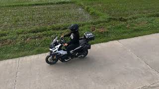 My Daughter on her ADV 150