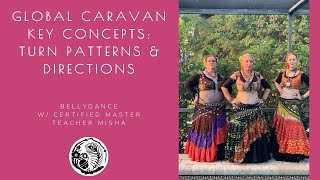 Global Caravan Tribal Bellydance Key Concepts: Turn Patterns & Directions