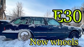 Новые диски и салон для Е30. New wheels and interior for e30