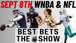 Sept 8th | NFL & WNBA Bets | Free Picks + Predictions | ChrisBeCappinn Show