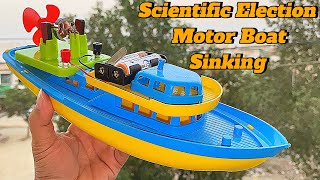 I Am Testing Boat Sinking With Scientific Electrical Motor | Science Experiment