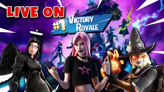 VOLTANDO COM LIVE DE FORTNITE - JOGANDO SQUAD