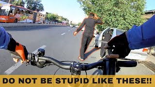 Lots of idiots on the street (cycling vs stupidity)