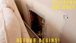 UK Lockdown - MASSIVE HOLE IN MY WALL?! And June Update