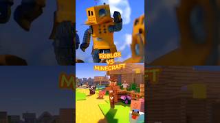 ROBLOX VS MINECRAFT #shorts