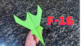 AVIÃO DE PAPEL F-16: TUTORIAL COMPLETO