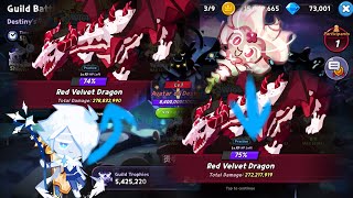 Against Red Velvet Dragon || Guild Battle || Cookie Run Kingdom