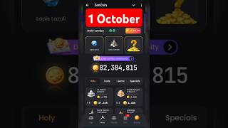 Zen Coin Daily Combo 1 October 2024 | Today Zen Coin Daily Combo Card Zen Coin 1 October