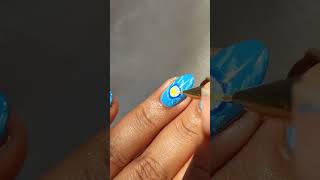 World Cup Nails | Indian Jersey | #nailart #diynails #CWC2023