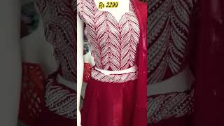 Fancy Embroidery Stone work Partywear Dress .WA 9894170123 #partywear #embroidereddress