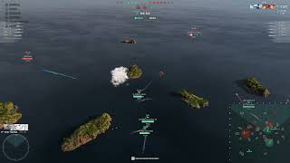 World of Warships Clan Battle (Season 27) “Asp” [4-FUN] vs [JHF] No "Detonation" Flag