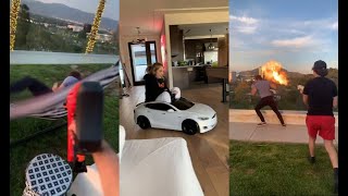 Who should David Kiss Natalie or Ilya - David Dobrik & Vlog Squad Instagram Stories 17