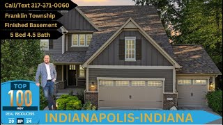 5813 Peaking Fox Dr Indianapolis Indiana | 5 bed | 4.5 bath | Finished Basement | 3 Car Garage