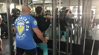 Triple Drop Squat Set to finish Leg Workout