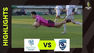 Instant Highlights - Benetton Rugby v Montpellier Hérault Round 4 | EPCR Challenge Cup 2023/2024