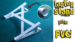 DIY laptop stand from pvc || PVC pipe se laptop stand kaise banai || @MAJDIY.7