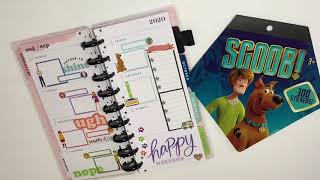 Plan With Me|Scooby Doo Theme|Social Media|Skinny Classic Happy Planner|Aug 31-Sept 6,2020