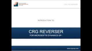 CRG Reverser for Dynamics GP