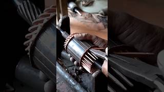 Starter Armature Rewinding | Truck Starter Motor Rewinding #viral