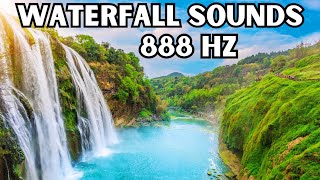 Let Go & Allow Abundance To Flow | Miracles, Prosperity & Peace | Waterfall Sounds | 888 Hz