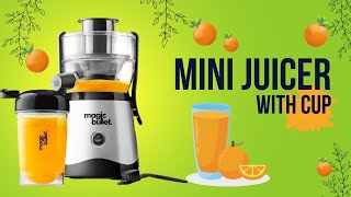 Mini Juicer with Cup | Juicy nutrition from fruits and veggies | #juicemachine