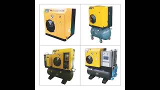 small capacity of oil injected belt drive screw compressor