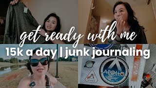 Get Ready With Me | Starting My Junk Journal