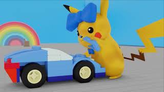 LEGO POKEMON Experimental Vehicles STOP MOTION LEGO Trucks, Police Car & More POKE HUMOR Compilation