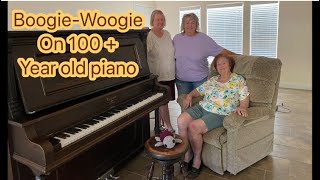 Boogie-Woogie on 100+yr old piano by Leslie Larson Andrus