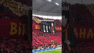 Galatasara Fenerbahçe derbisinde ki UltrAslan’ın yaptığı kareografi #galatasaray #ultraslan #gs