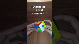 pov you make a pattern on Rubik's cube #shorts  #rubikscube