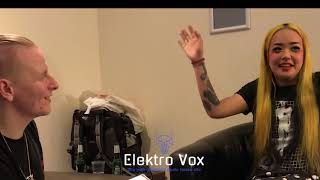 Amelia Arsenic Interview with Elektro Vox 14/4/19 at O2 Islington London.