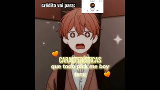 CARACTERÍSTICAS QUE TODO PICK ME BOY TEM