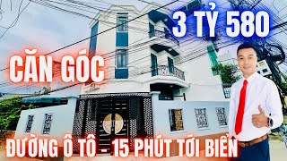 🔥 Bán nhà giá rẻ gần biển Nha Trang căn góc 2 mặt tiền đường ô tô 7 chỗ gần KĐT Vĩnh Điềm Trung