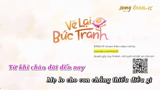 Karaoke VẼ LẠI BỨC TRANH - Bùi Anh Tuấn | Beat Gốc | Lật Mặt 7: Một Điều Ước | Sáng tác: BIM