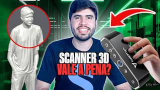 Escaneei minha cara! Review Completo do Creality CR Scan Otter: Vale a Pena?