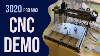 3020 CNC Demonstration Review - (Sainsmart 3020 Pro Max)