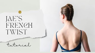 FRENCH TWIST HAIRSTYLE | step by step tutorial