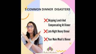 3 Common Dinner Disasters