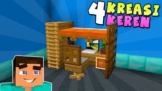 4 KREASI KEREN YANG BISA KALIAN BUAT DENGAN MUDAH DI MINECRAFT