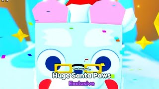 😮How To Get *HUGE SANTA PAWS* In PET SIMULATOR X! (Roblox)