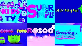 Best logo compilation Effects: Kids tv, super simple songs, little baby bum Chu Chu Tv logo Effects