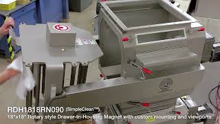 RotoDrawer™ SimpleClean™   Rotary style drawer magnet demonstration