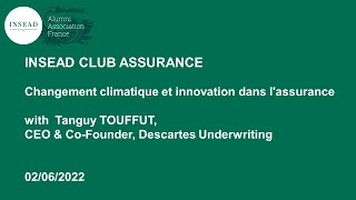 Club Assurance | Changement climatique et innovation dans l'assurance