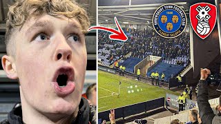 Shrewsbury vs Rotherham *VLOG* 500 AWAY FANS WATCH FRUSTRATING 0-0 DRAW!!!